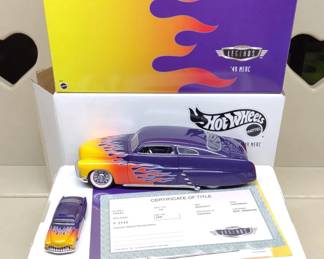 Hot Wheels Legends 49 Mercury Models w/ Box & COA