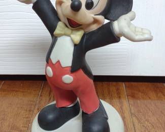 Vintage Disney Mickey Mouse Ceramic Figurine