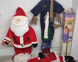 4 Standing Christmas Decorations