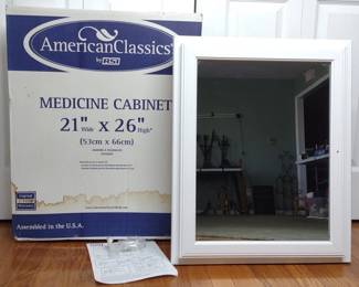 American Classics Mirror Medicine Cabinet w/ Box