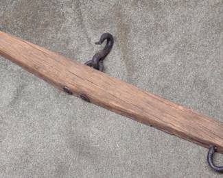 Antique Wood & Iron Horse Yoke / Hitch