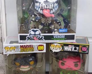 3 Large Marvel Funko POP! Figures in Box