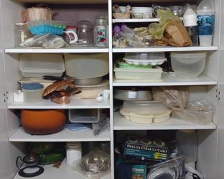 Cabinet Of Kitchen & Cookware