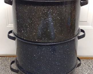 Graniteware Crab / Lobster Steamer Pot