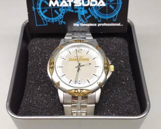 Matsuda Dover Downs Casino Advertising Wrist Watch