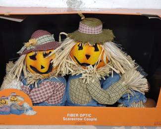 Halloween Fiber Optic Scarecrow Decoration