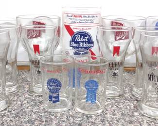 Beer Advertising Drinking Glasses