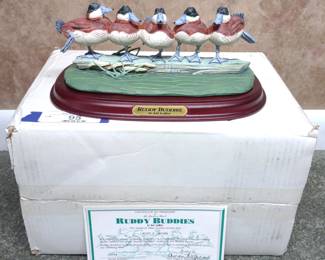 Ruddy Buddies Danbury Mint Duck Sculpture / Figure