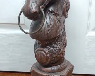 19" Holland Mold Ceramic Knight Chess Piece