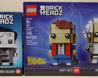 Sealed LEGO Brickheadz 41594 & 41611