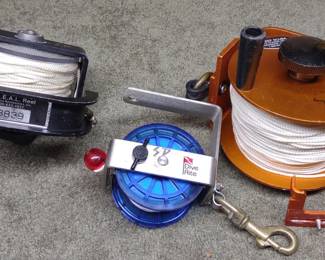 3 Scuba Diving Dive Safety Reels