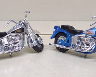 2 1980 Matchbox Harley Davidson Motorcycle Toys