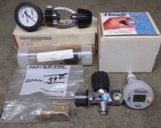 Scuba Diving Pressure Dial, Oxygen Analyzer, Valve