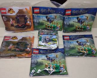7 Sealed LEGO Harry Potter & Jurassic World Sets