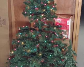 3 Artificial Christmas Trees (6.5' Prelighted)
