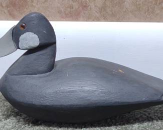 Vintage Bluebill Duck Decoy (Branded JL)