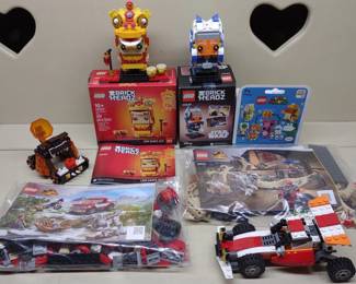 7 LEGO Building Sets Star Wars Brickheadz Jurassic