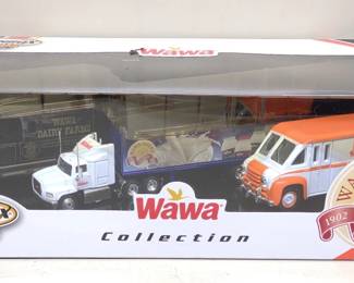 2002 Matchbox Wawa Diecast Truck Set in Box