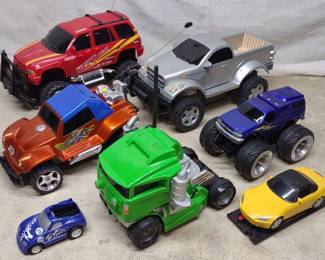 7 Tyco RC Toy Cars & Trucks