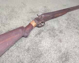 Antique Hopkins & Allen SxS Double Barrel Shotgun