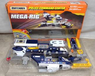 Matchbox Police Command Center Mega Rig Set 34497