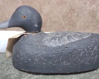 Walter J Ruppel Bluebill Drake Duck Decoy