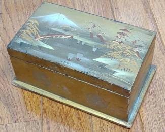 Vintage Hand Crafted Japanese Trinket Box
