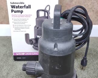 Water Ace Submersible Waterfall Pump In Box