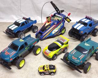 7 Tyco RC Toy Cars & Trucks