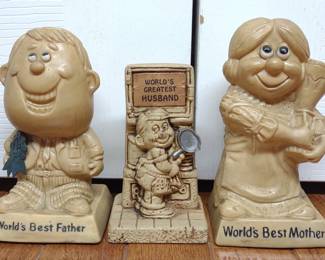 3 Vintage 1970s World's Best Figurines