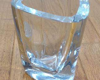 Strombergshyttan Signed Art Glass Vase