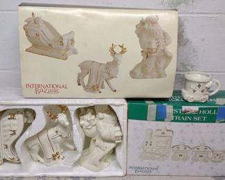 International Bazaar Ceramic Christmas Decorations