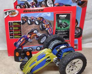 Tyco Rewinder RC Toy Car w/ Controller & Box