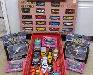 Large Lot Of Diecast Toy Cars Including Corgi
