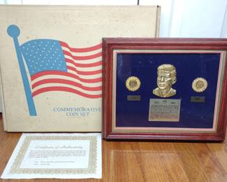 John F. Kennedy Commemorative Coin Set w/ COA