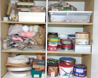 Cabinet of Craft & Hobby Supplies