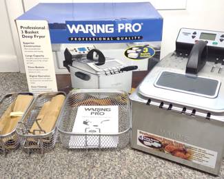Waring Pro 3 Basket Deep Fryer In Box