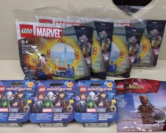 8 Sealed LEGO Marvel Minifigure Sets