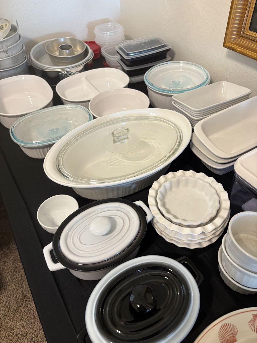 Assorted cookware