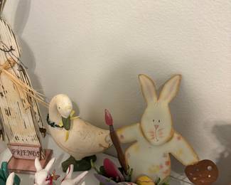 Assorted Easter decorations