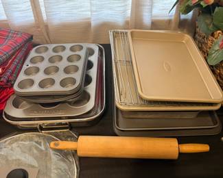 Assorted baking items