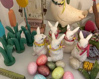 Assorted Easter decorations
