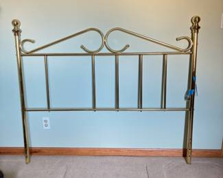 Vintage Brass Queen Headboard