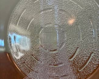 Vintage Glasbake pie plate, model number 249
