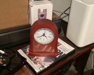 Red Desk Clock