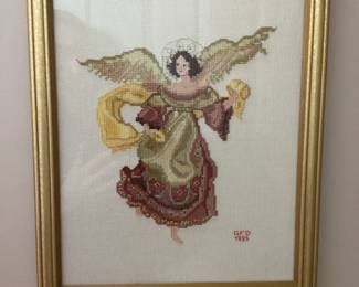 Angel Framed in Gold