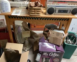 Oak Table with Single Drawer