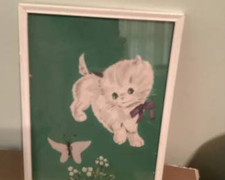Framed Print of Playful Kitten