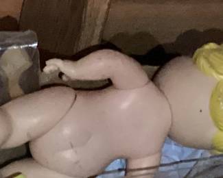 Vintage Style Doll with Yellow Hair