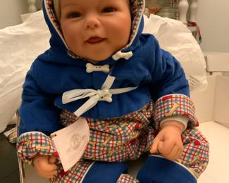 Doggone Cute Boy by Reva Schick/Lee Middleton Dolls valued at $100.00. Sale price: $75.00